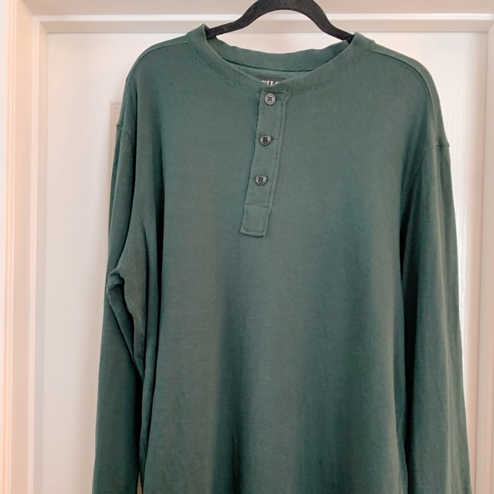 Filson Henley Pima Cotton, very soft and comfortable